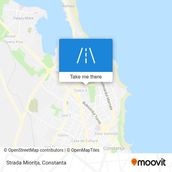 Strada Miorița map