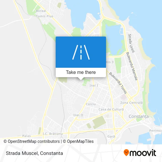Strada Muscel map