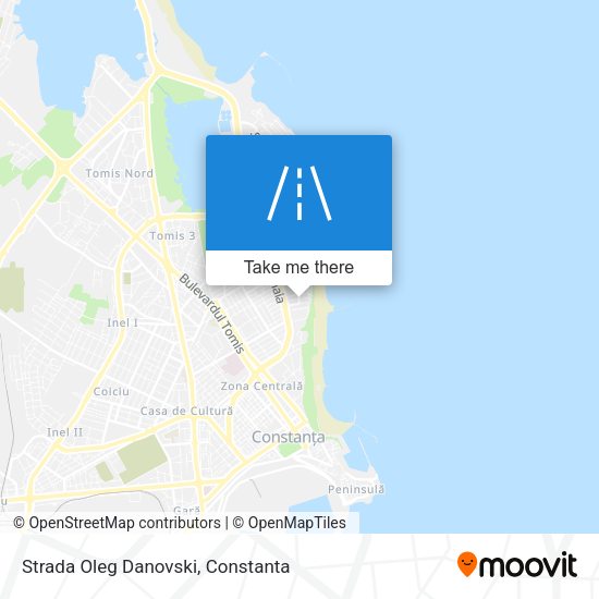 Strada Oleg Danovski map
