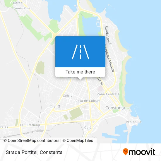 Strada Portiței map