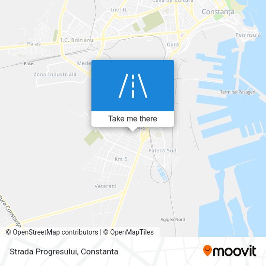 Strada Progresului map