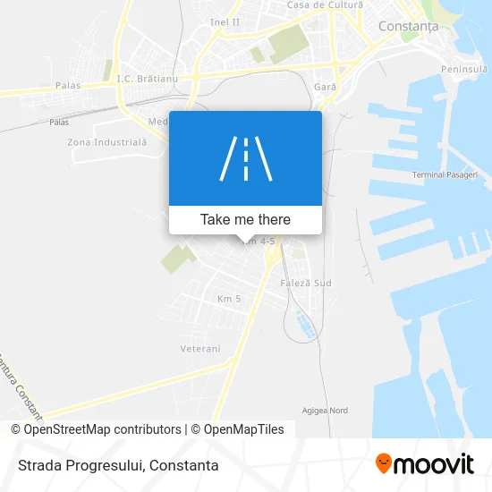 Strada Progresului map