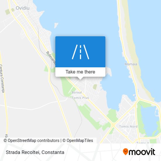 Strada Recoltei map