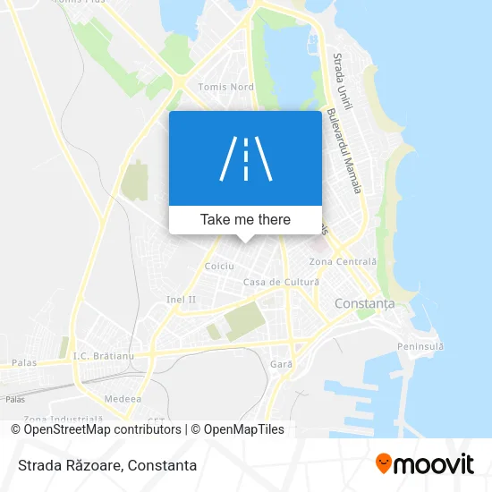 Strada Răzoare map