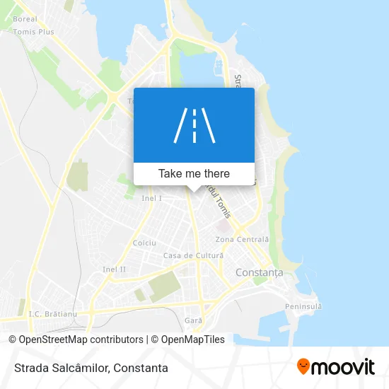 Strada Salcâmilor map
