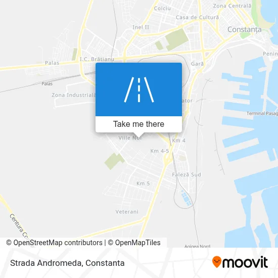 Strada Andromeda map