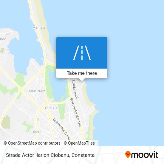 Strada Actor Ilarion Ciobanu map