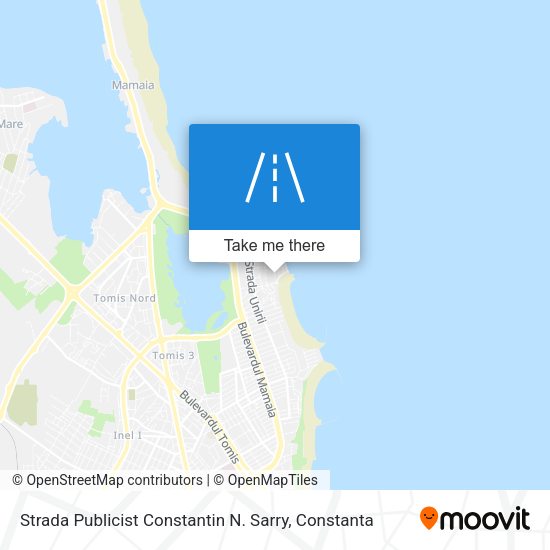Strada Publicist Constantin N. Sarry map