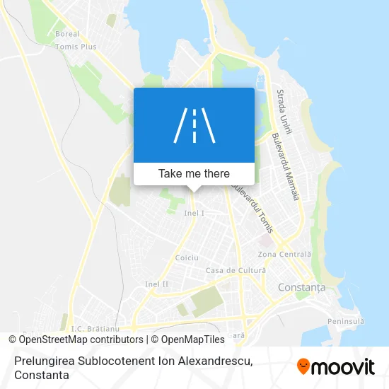 Prelungirea Sublocotenent Ion Alexandrescu map