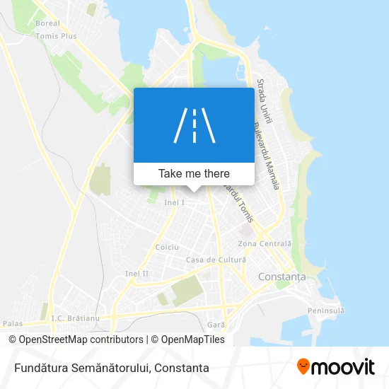 Fundătura Semănătorului map