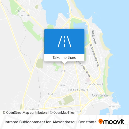 Intrarea Sublocotenent Ion Alexandrescu map