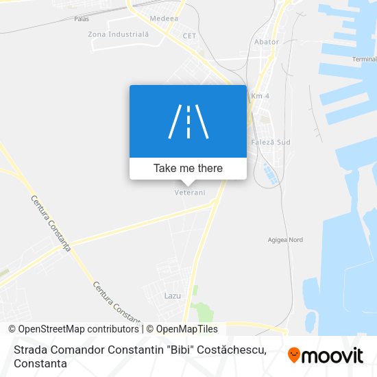 Strada Comandor Constantin "Bibi" Costăchescu map