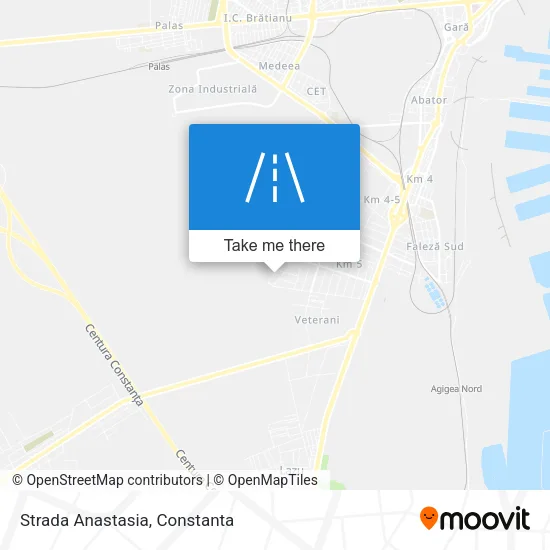 Strada Anastasia map