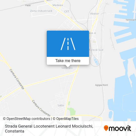 Strada General Locotenent Leonard Mociulschi map