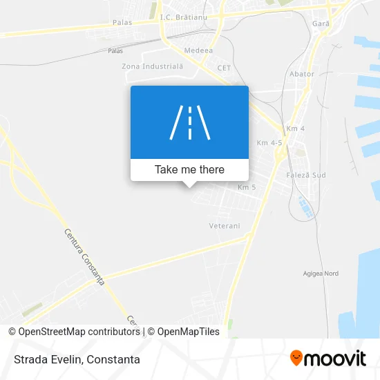 Strada Evelin map