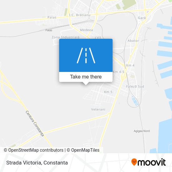 Strada Victoria map
