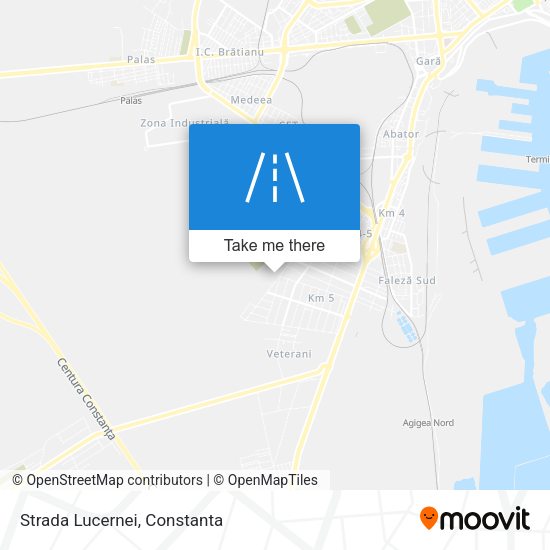 Strada Lucernei map