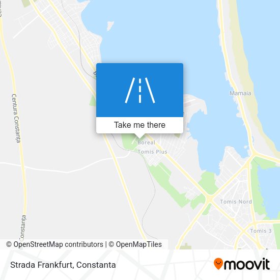 Strada Frankfurt map