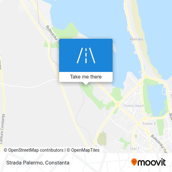 Strada Palermo map