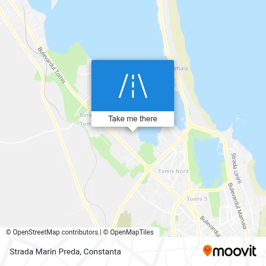 Strada Marin Preda map