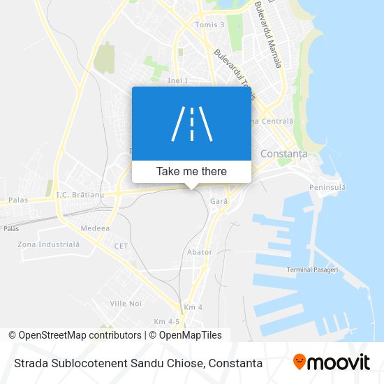 Strada Sublocotenent Sandu Chiose map
