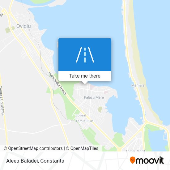 Aleea Baladei map
