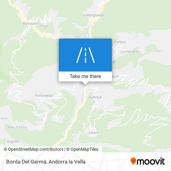 Borda Del Germà map