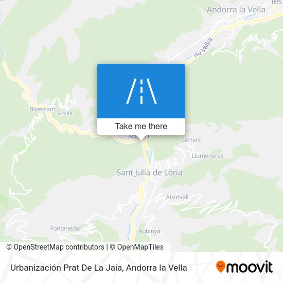 Urbanización Prat De La Jaia map