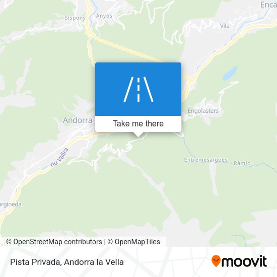 Pista Privada map