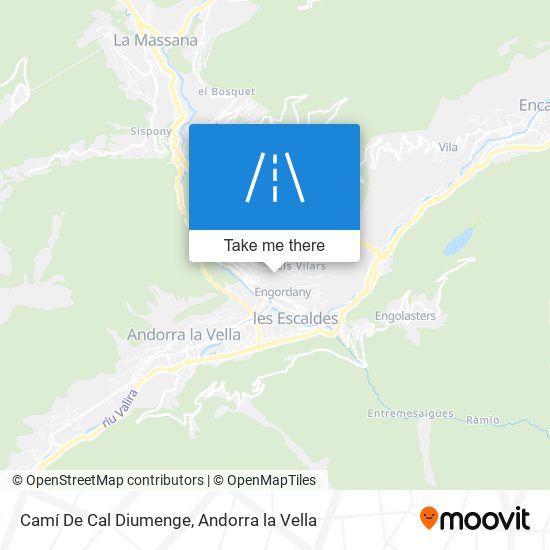 Camí De Cal Diumenge map
