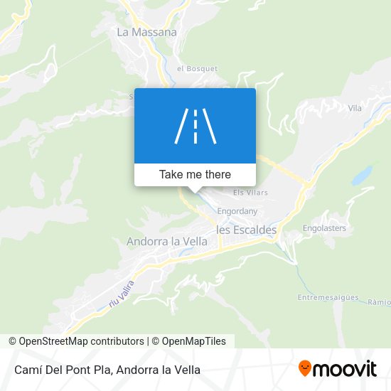 Camí Del Pont Pla map