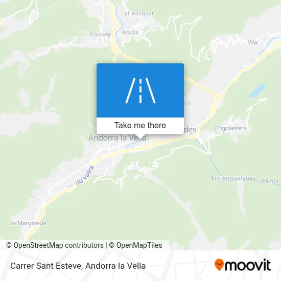 Carrer Sant Esteve map