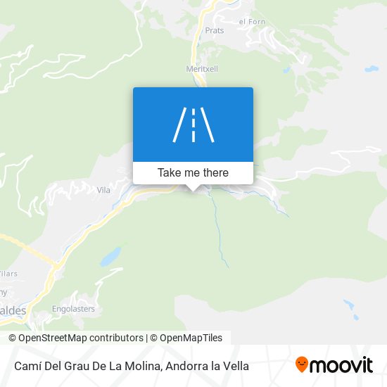 Camí Del Grau De La Molina map