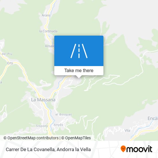 Mapa Carrer De La Covanella
