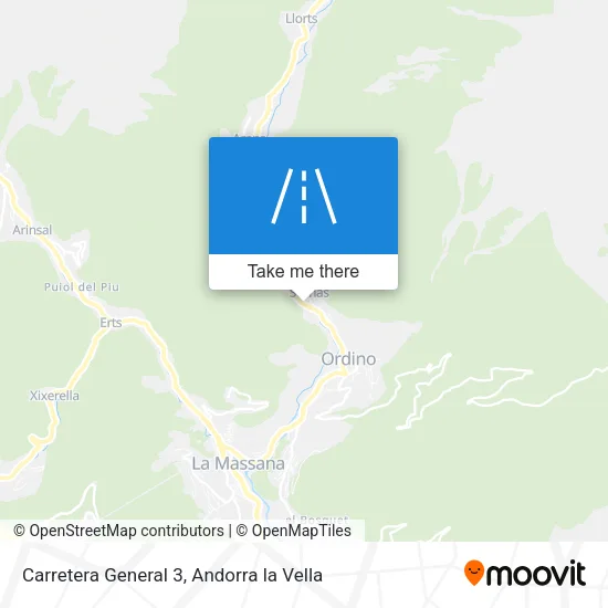 Carretera General 3 map