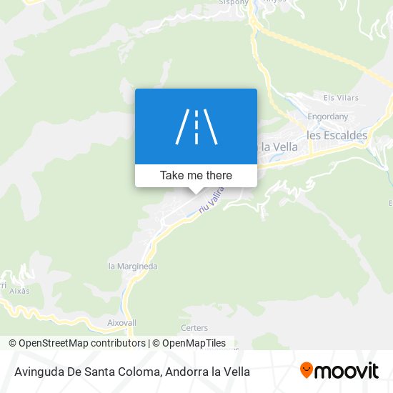 Avinguda De Santa Coloma map