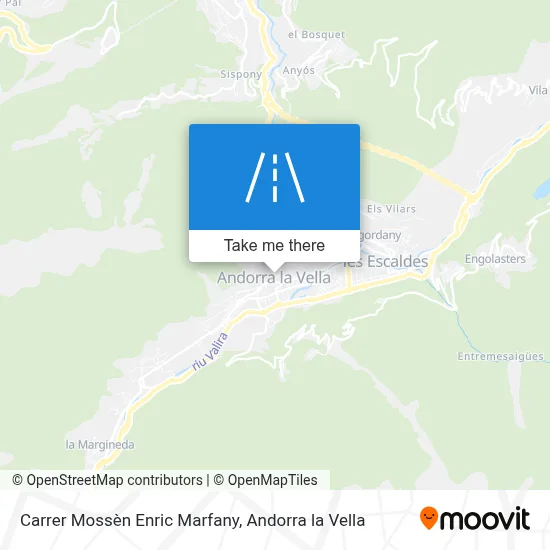 Carrer Mossèn Enric Marfany map