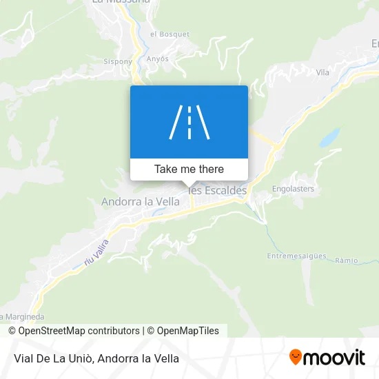 Vial De La Uniò map