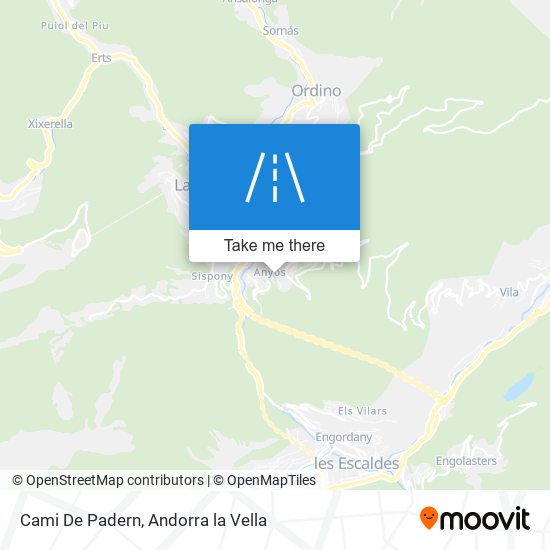 Cami De Padern map