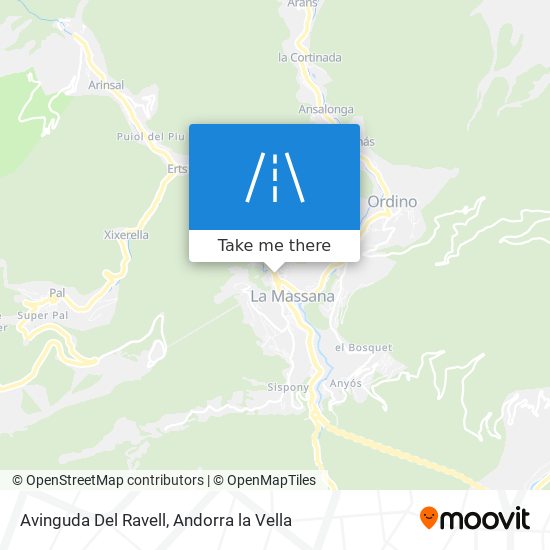 Avinguda Del Ravell map