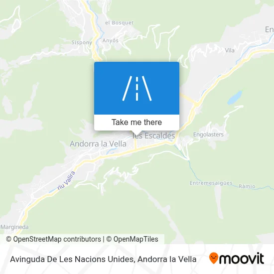 Avinguda De Les Nacions Unides map