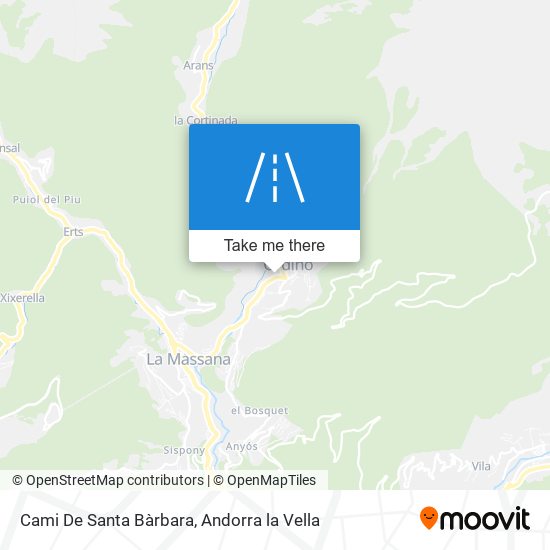 Cami De Santa Bàrbara map