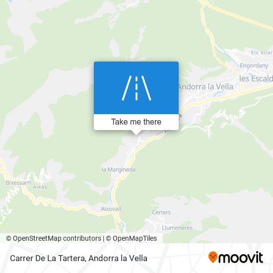 Carrer De La Tartera map