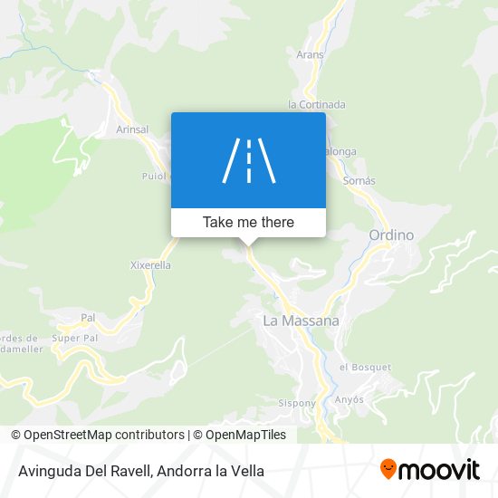 Avinguda Del Ravell map