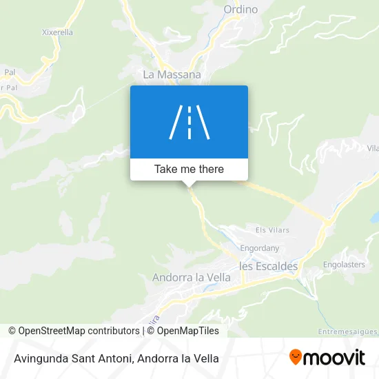 Avingunda Sant Antoni map
