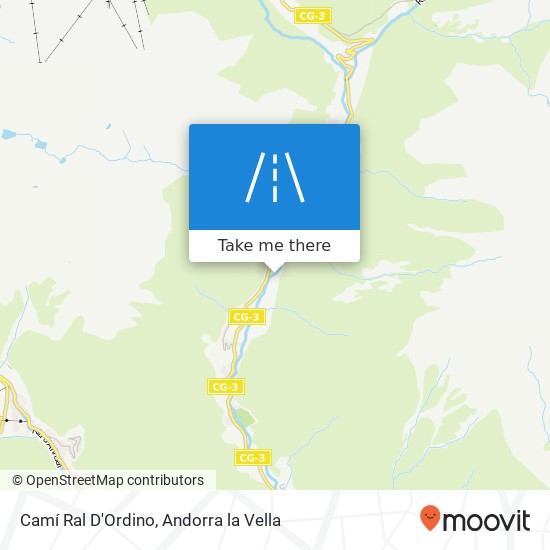 Camí Ral D'Ordino map
