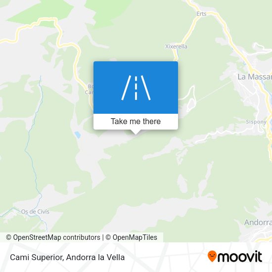 Cami Superior map