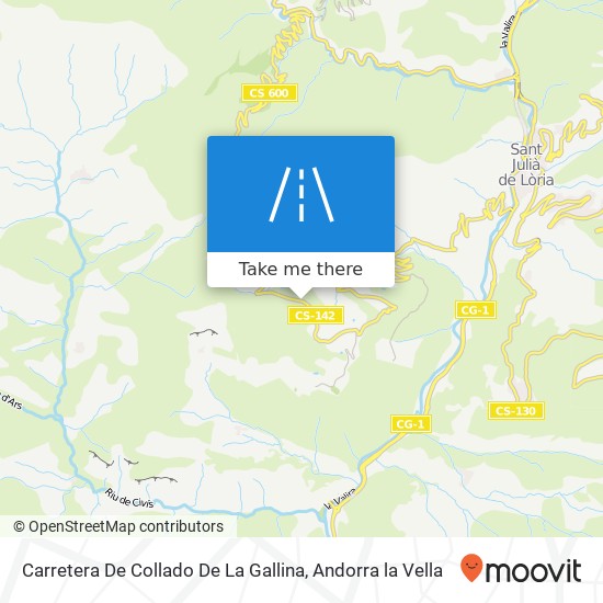 Carretera De Collado De La Gallina map