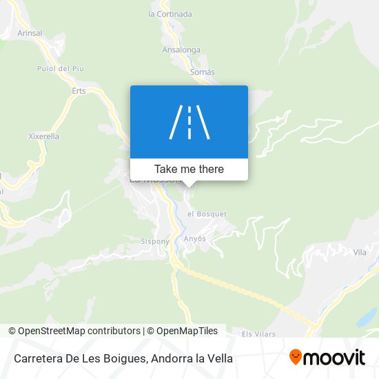 Carretera De Les Boigues map