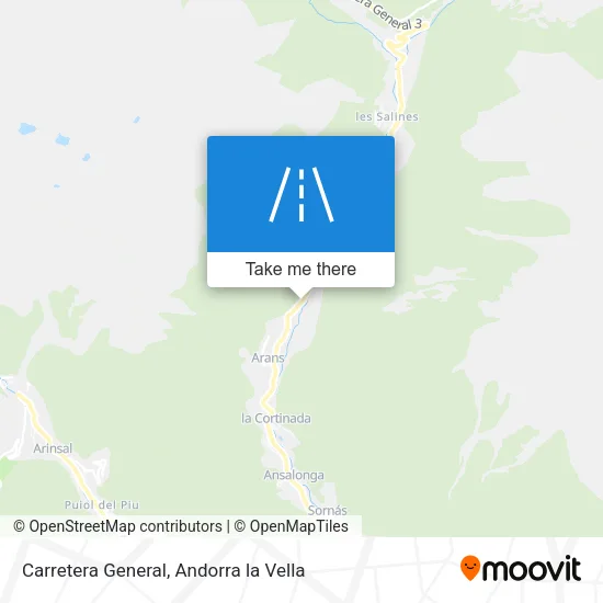 Carretera General map